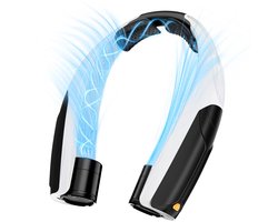 Draagbare NekVentilator – Mini Ventilator 6 standen met koeling- 6000 mAh Lange Batterijduur USB Oplaadbaar – Handsfree Nek Ventilator ideaal Voor Buitensport woon-werkverkeer en Dagelijks Gebruik