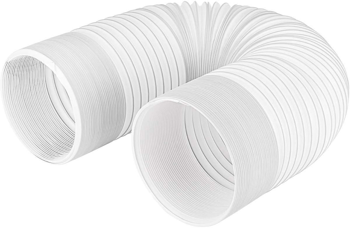 Flexibele slang voor airconditioning 1,5 m lang, 150 mm airconditioningslang voor airconditioning, afzuigkap, wasdroger, luchtontvochtiger