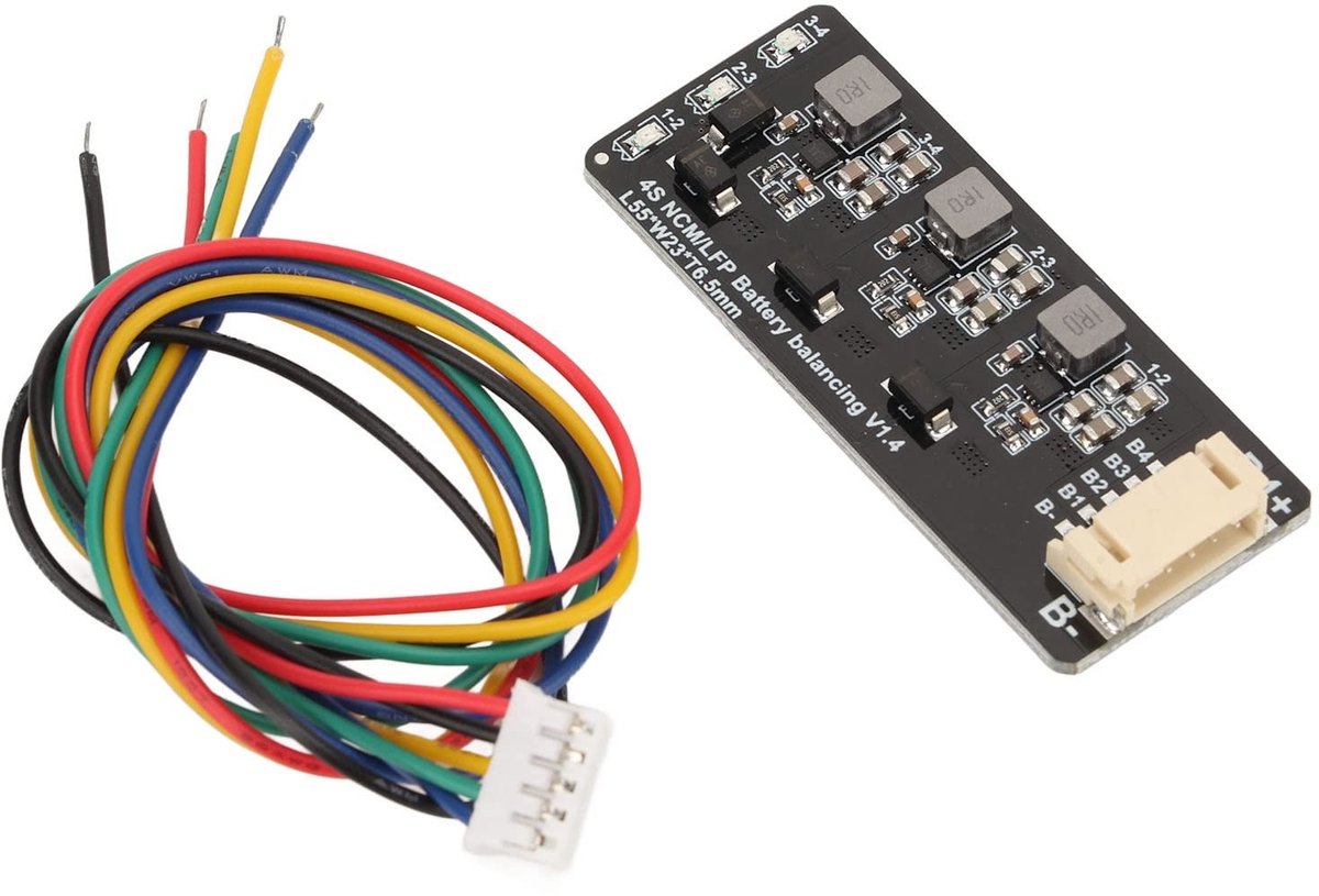 Dailygoody - 4S Active Equalizer Balancer - Energie Transfer Board - Compact - Lithium Batterij - Actieve balancer voor LiFePO4 en Lipo - Geschikt voo..