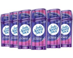 Lady Speed Deo Stick - Wild Freesia Invisible Dry Power- 6 x 65 Gram
