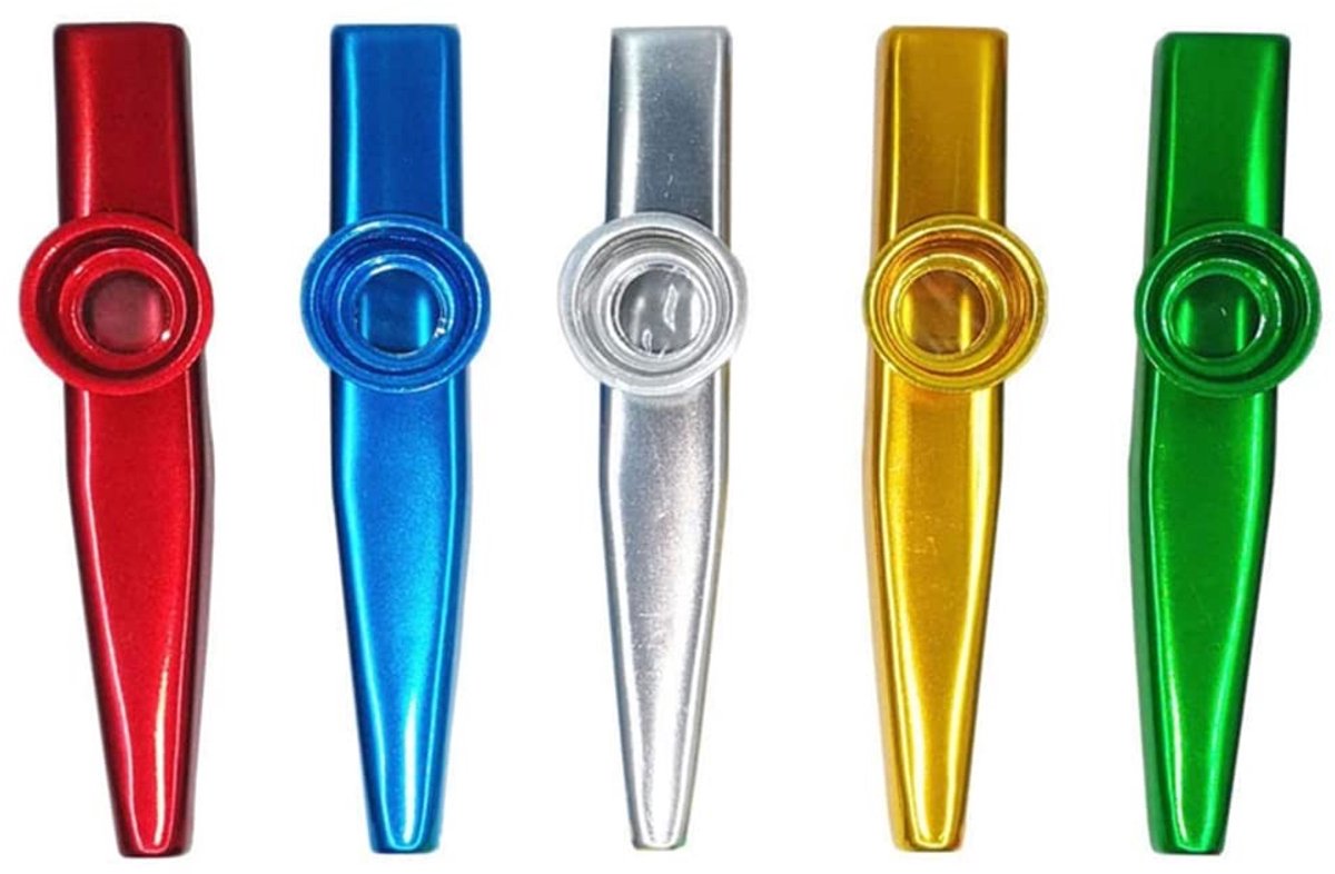 Dailygoods - Cosensi - Dailygoody - Kazoo - Muzikaal instrument voor kinderen - Lichtgewicht en robuust - Aluminiumlegering - Eenvoudig te bespelen - Geschikt voor alle