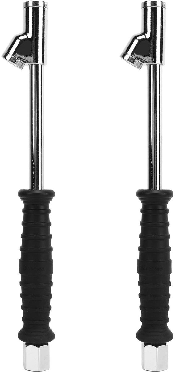Dailygoods - Dailygoody - Autoband Opblaasbare Stangenset - Dubbele Kop - Geschikt voor Vrachtwagens en Motorrijden - 1/4 Inch Fitting - Luchtpompinflatoraccessoir