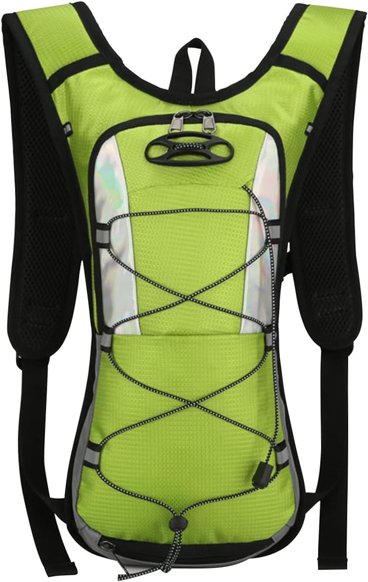 Rugzak - 19L Wandelrugzak - Lichtgewicht & Ademend - Met Drinkhouder - Dagrugzak voor Dames en Heren - Voor Kamperen, Wandelen, Fietsen en Klimmen - Buitensport Accessoire - Groen