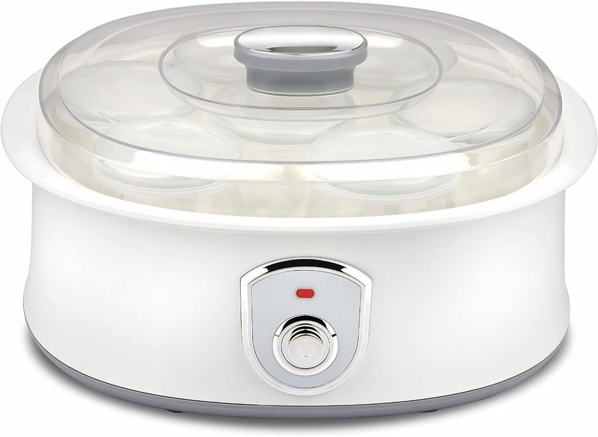 AHD® Yoghurtmaker - Ijsmachine - Yoghurtmachine - Wit - 28cm x 25cm x 16cm
