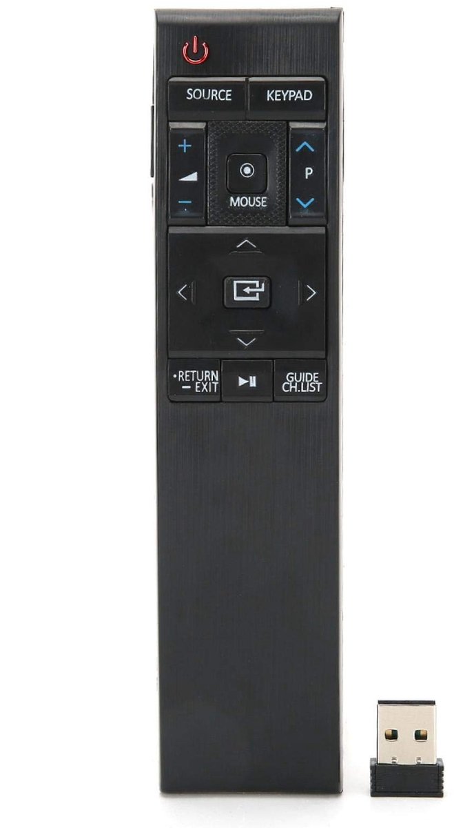 Dailygoody - TV-afstandsbediening - Vervangend - Ideaal voor Smart TV's - Zwart - Geschikt voor BN59-01220d UA85ju7000w - Universeel model