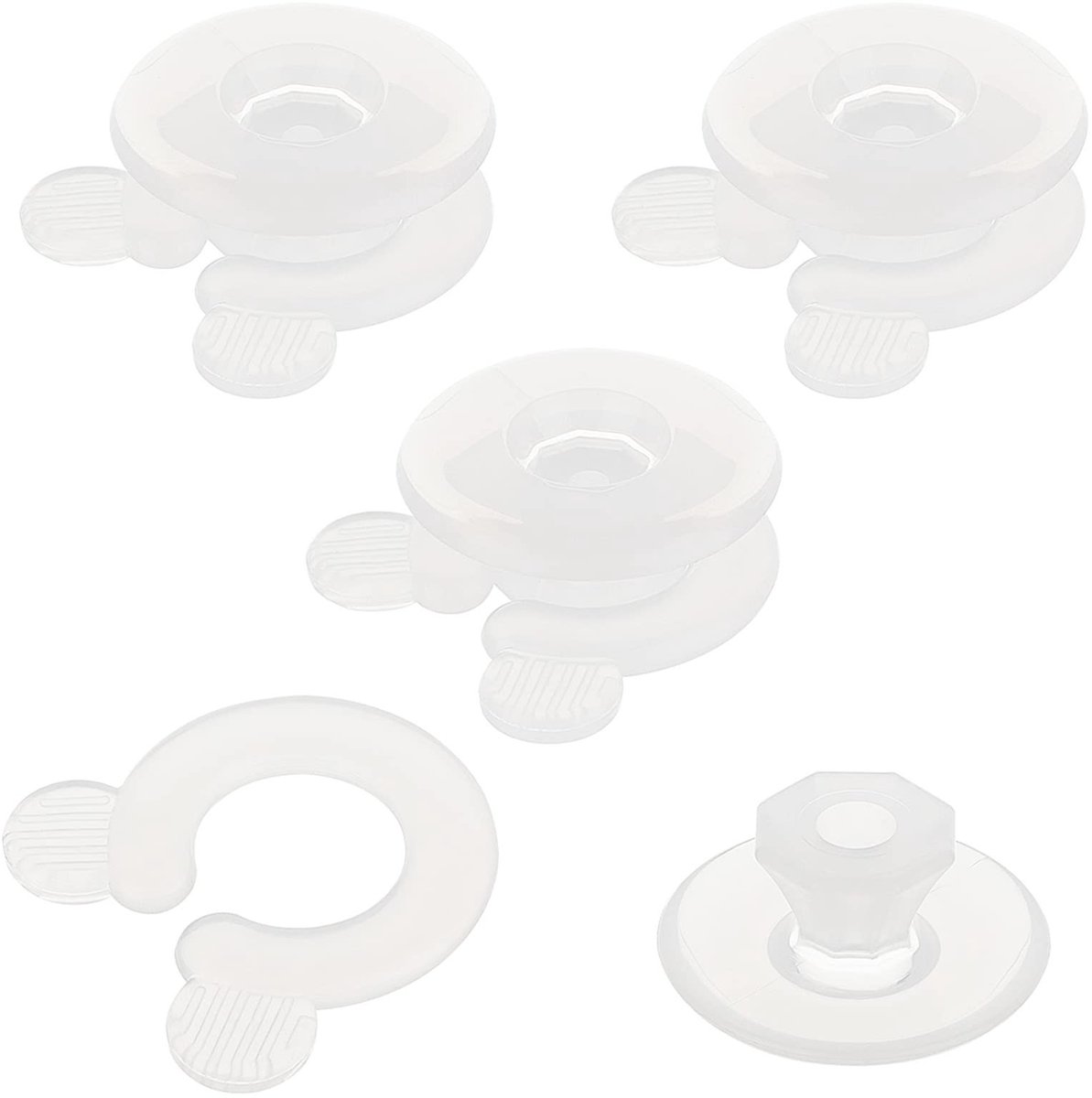 Dailygoody - Dekbed Clips - Quilt Houder - Naaldvrij Bevestigingsmiddelen - 12 Stuks - Beddengoed Accessoires - Voorkomt Verschuiven - Voor Dekbedden