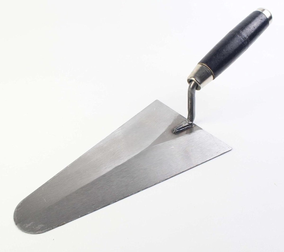 Metseltroffel Hoek - Troffel Spaan - Precisiewerk Hoeken - Roestvrij Staal - 22.9 cm - Zilver