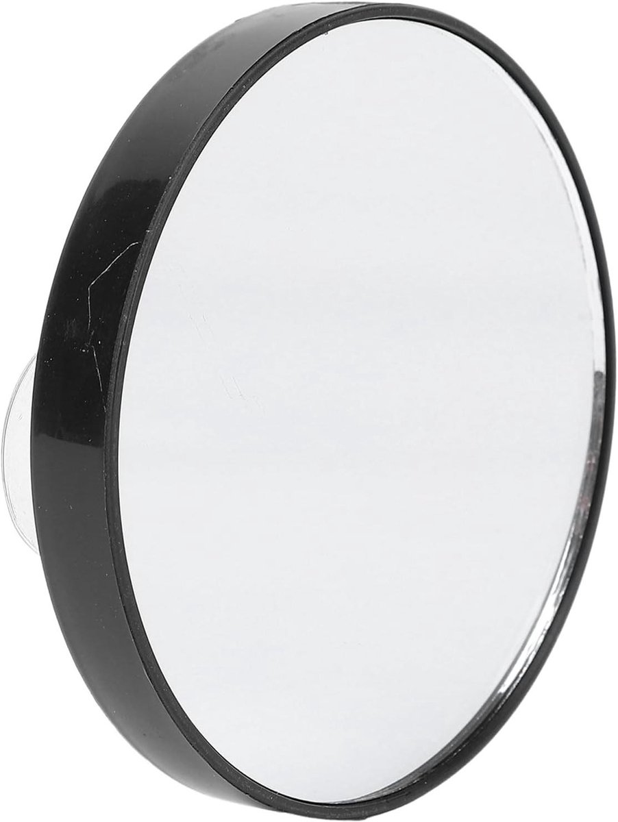 Vergrootspiegel - Make-up spiegel - Make-up aanbrengen - 10x vergroting - 7.5 cm - Zwart