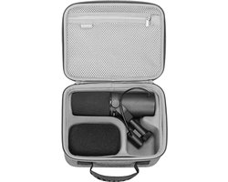 Case Cover voor Shure MV6, MV7X, MV7+, SM7B en andere Podcast Microfoons - Grijs, Bescherming en Draagbaarheid