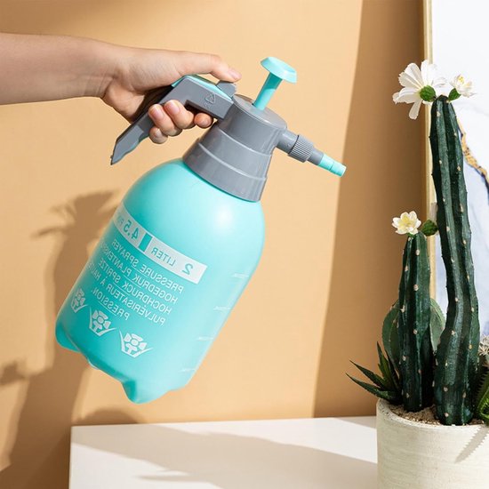 Drukspuit Tuin - Waterspuit Gieter - Planten Verzorgen - Verstelbare Sproeikop - 1.5 Liter - Groen — afbeelding 4