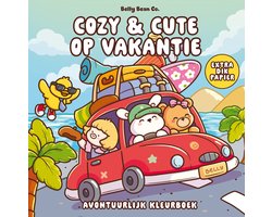Cozy & cute kleurboek Belly Bean Co. - Cozy & cute op vakantie