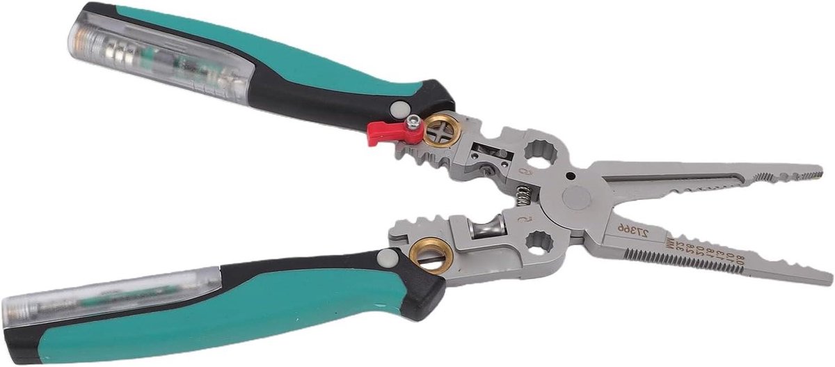 Multitool Draadstriptang - Multifunctioneel Gereedschap - Elektra Werkzaamheden - 23 Functies - Compact Ontwerp - Grijs