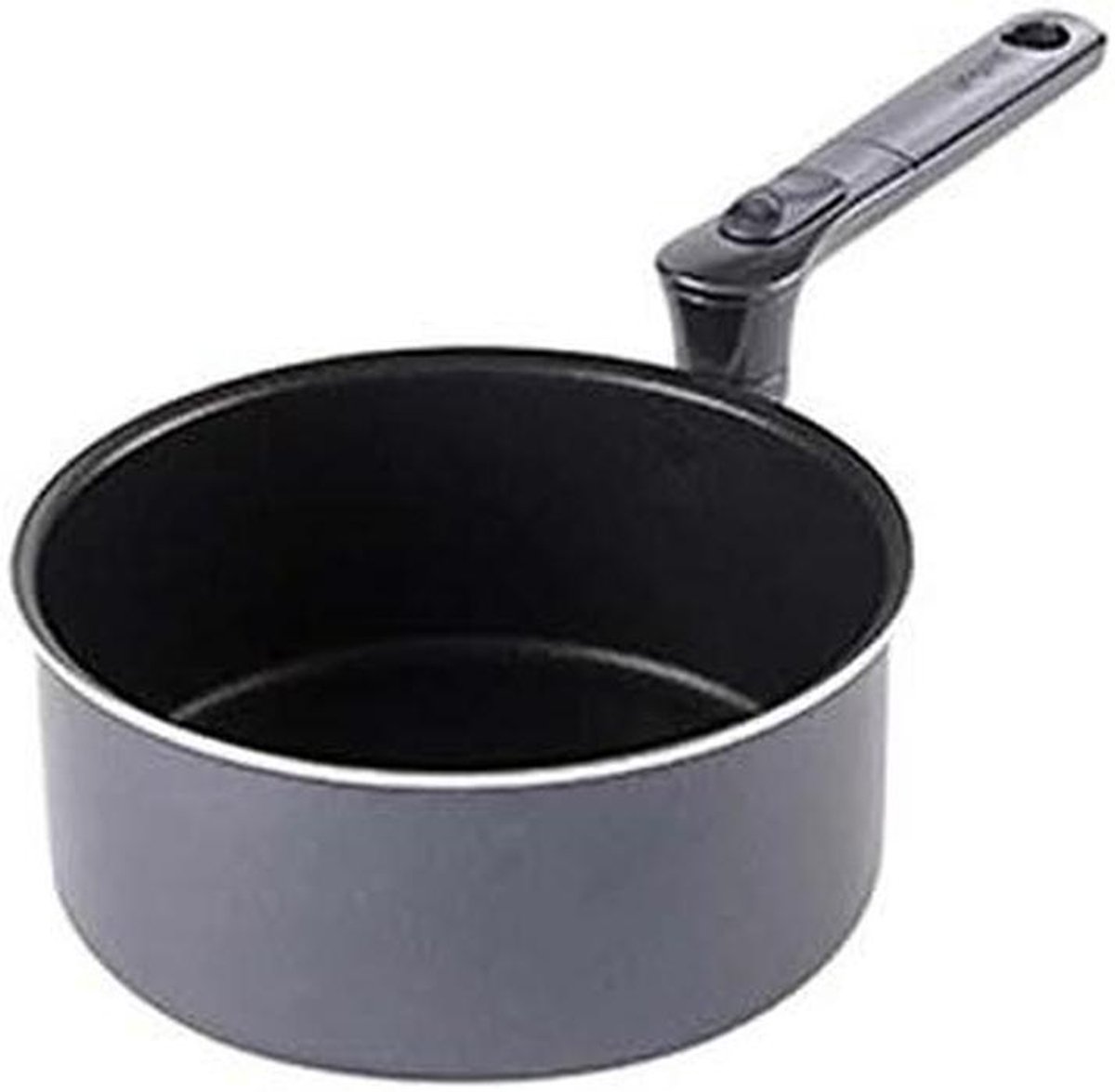 Kookpan - Steelpan - Koken en verwarmen - Ovenbestendig - 20 cm - Zwart