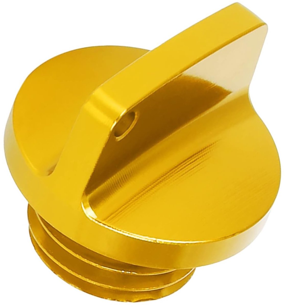 Dailygoody - Universele Motorfiets Olie Filler Cap - Vervanging voor Motorolie - Duurzaam en Corrosiebestendig - Gouden Kleur - Schroefdeksel - Geschi