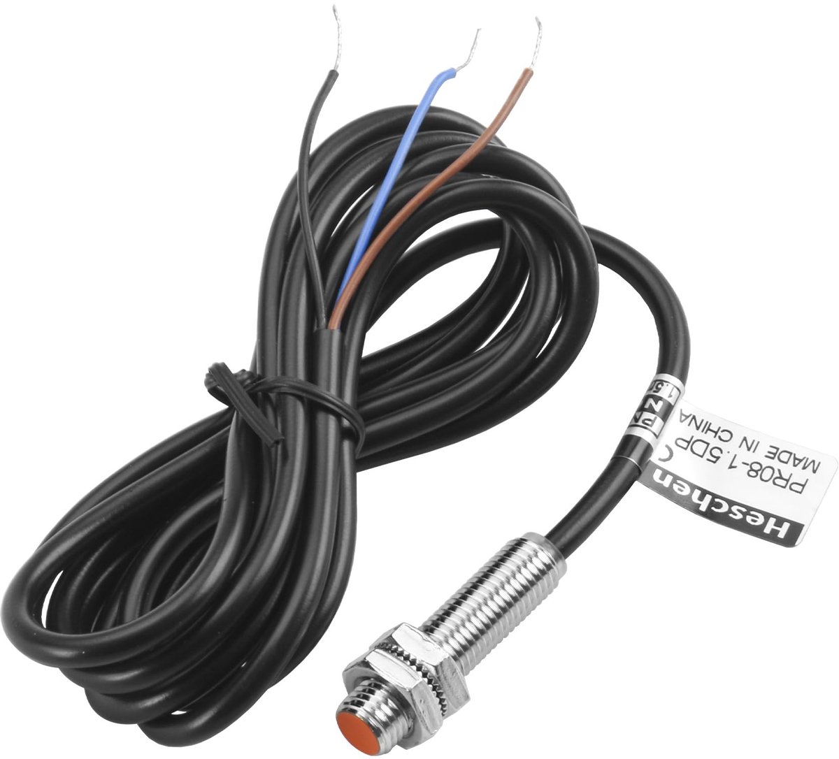 Dailygoody - QCActive1k - Dailygoody - Inductieve Nabijheidssensor - NO - Robuuste uitvoering - Cylindrisch - Voor Smart Home en Beveiliging - Geschikt voor Automatisering ...