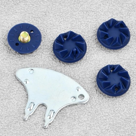 22 Stuks Universele Golfschoen Spikes voor Cricket - Schroefbare Vervangingen met Sleutel — afbeelding 2