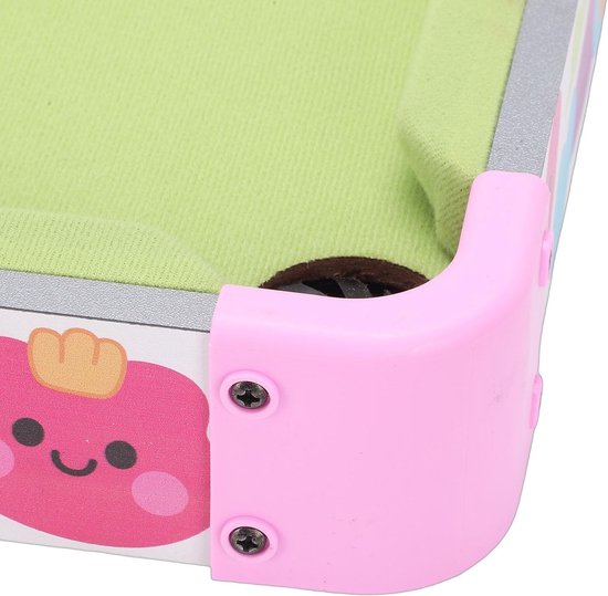 Mini pooltafel - Desktop biljartspel - Familie entertainment - Vergrendelbare poten - 51x32cm - Bruin van mini — afbeelding 3