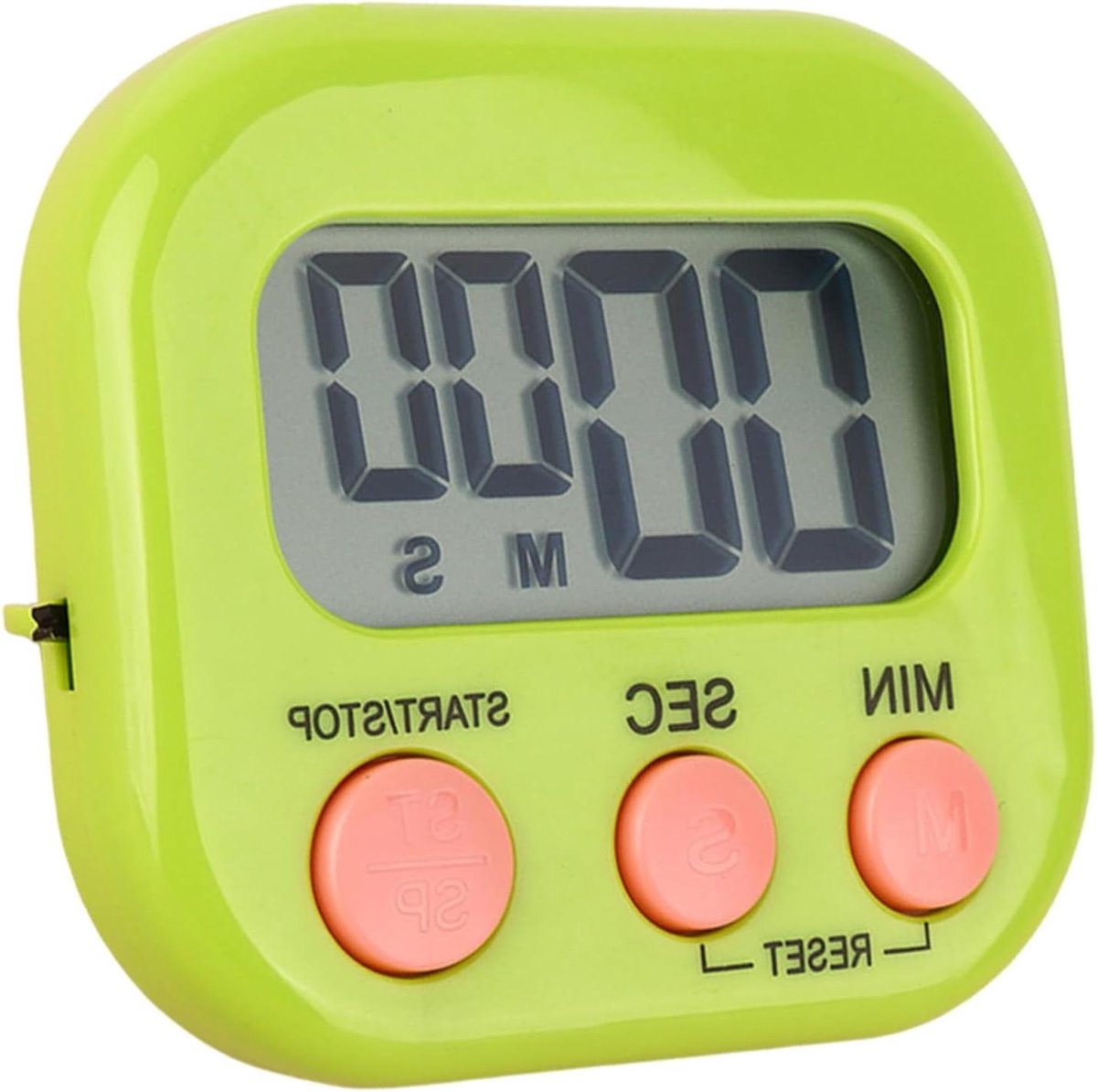 Digitale Kookwekker - Keuken Timer - Tijd Bijhouden - Magnetische Bevestiging - 7 cm - Groen