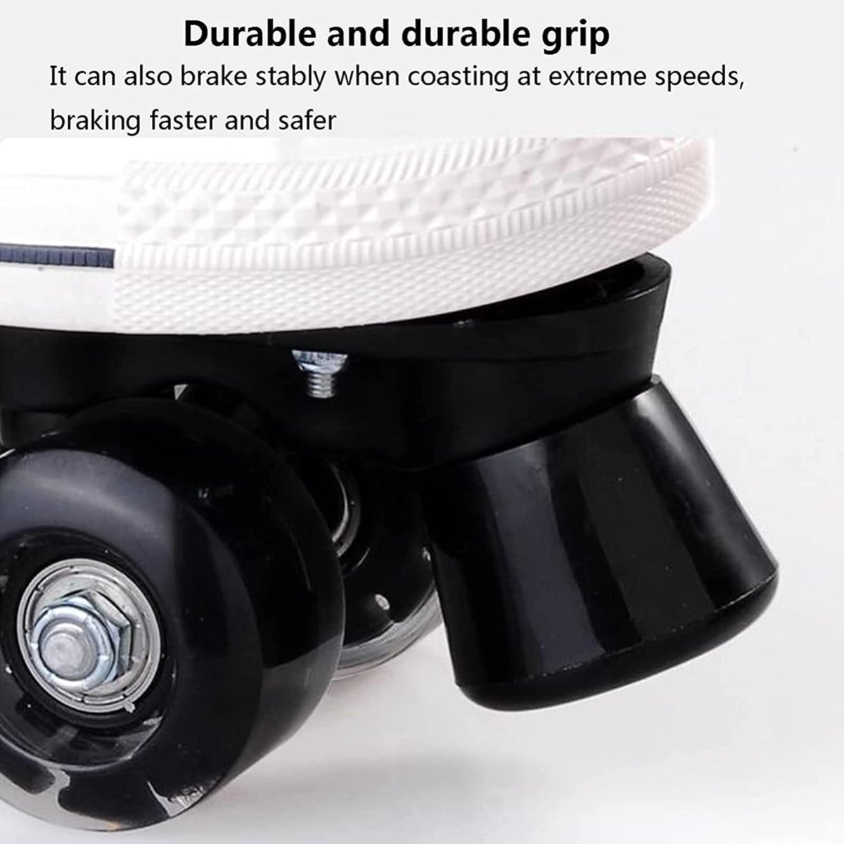 Dubbele Rij Skates - Roller skates Vierwiel - Buiten Skaten - Klassiek Hoge Top - Maat 40 - Zwart
