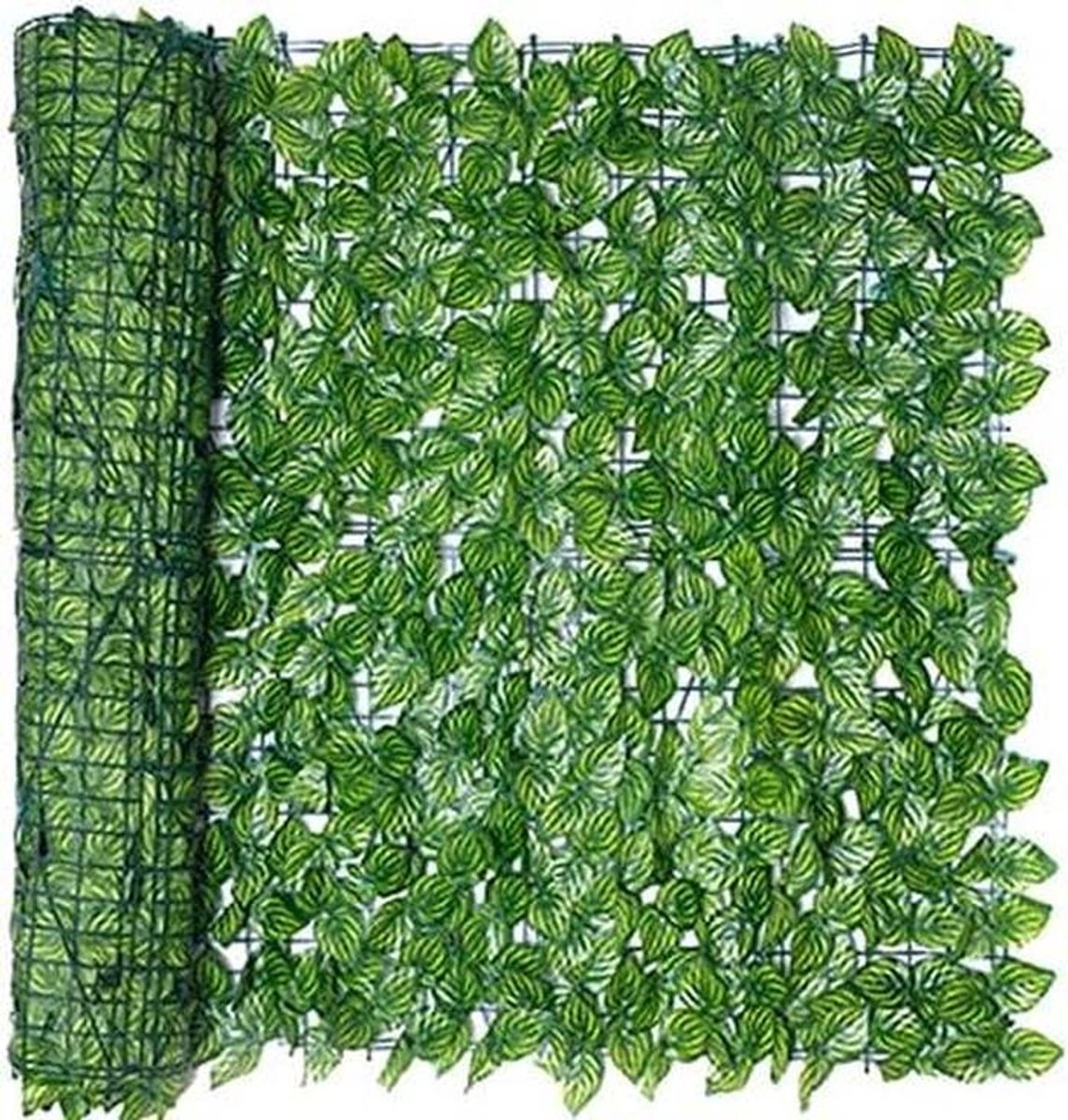 Kunstmatige Blad Scherm - Privacy Heg - Tuin Decoratie - UV-Bestendig - Uitbreidbaar - Groen