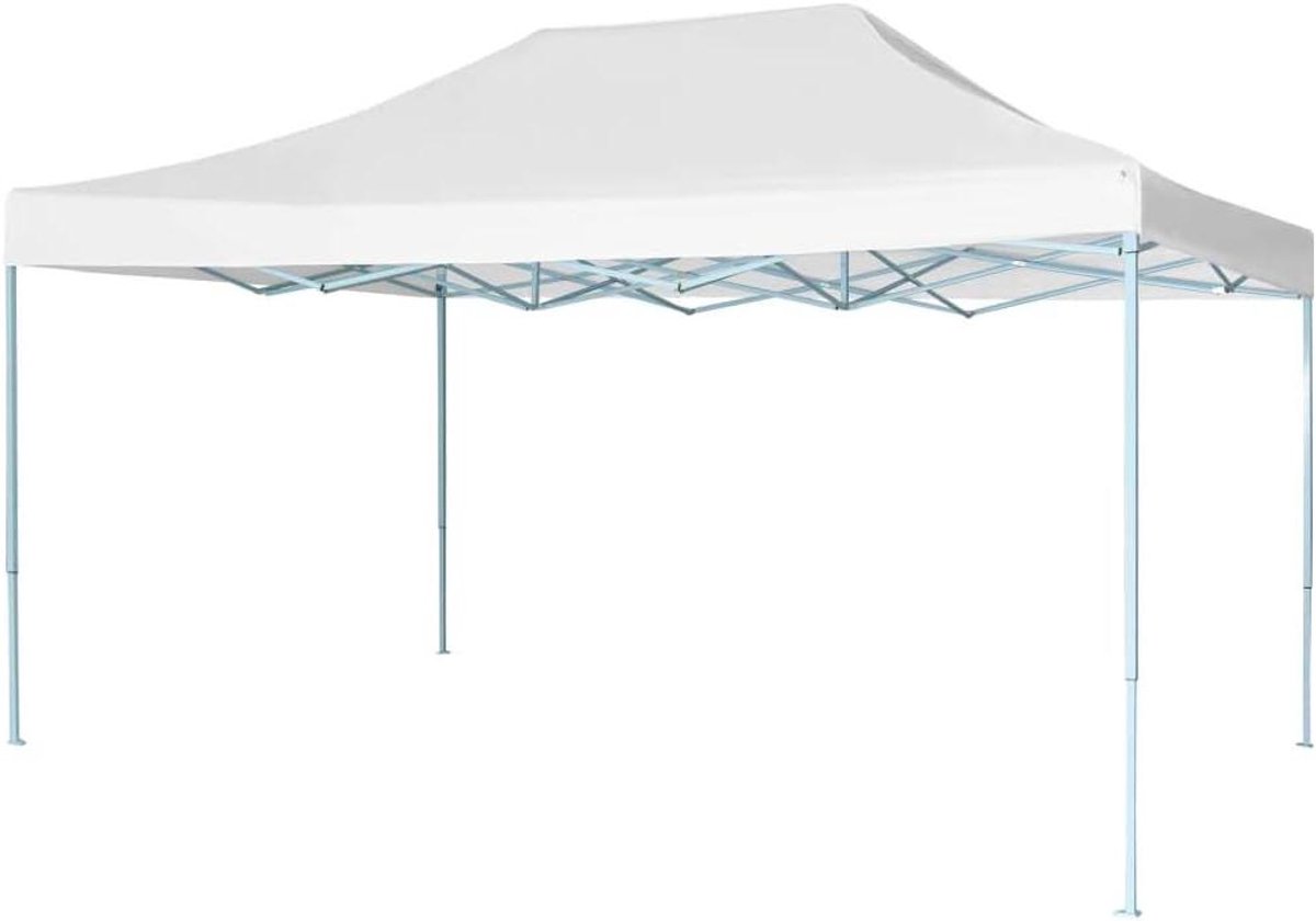 Opvouwbare Partytent - Vouwpaviljoen Tuin - Feestelijke Evenementen - UV Waterbestendig Dak - 3x4 Meter - Wit