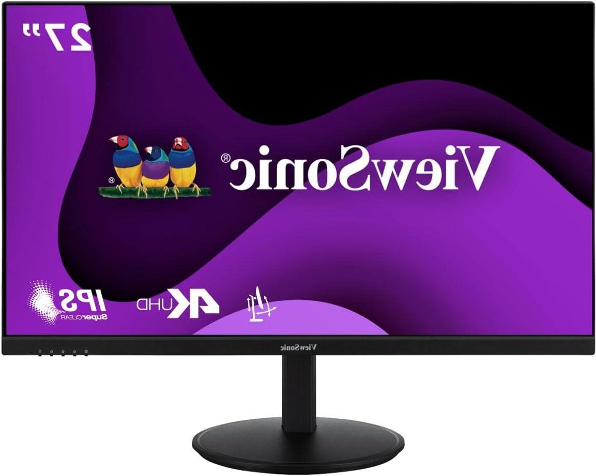 Ergonomische Monitor - 4K Scherm - Professioneel Werk - SuperClear IPS Paneel - 27 inch - Zwart