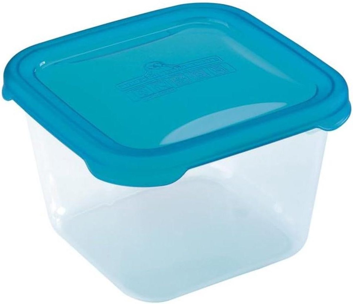 Opbergcontainer - Voedselbakje - Keuken Organiseren - Vaatwasserbestendig - 12 Liter - Transparant Blauw
