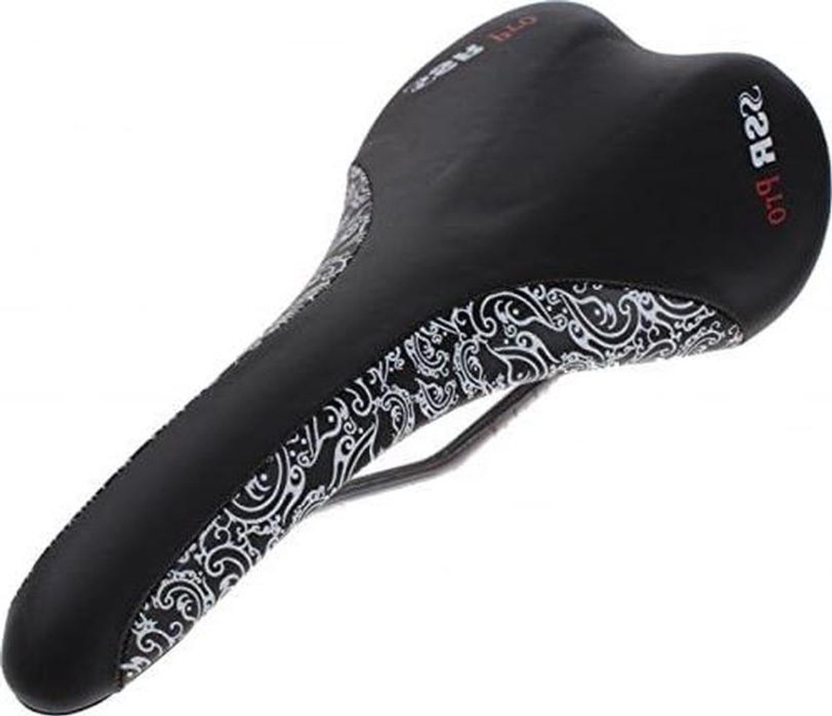 Fietszadel - MTB zadel - Comfortabel fietsen - Lichtgewicht design - 280x150mm - Zwart