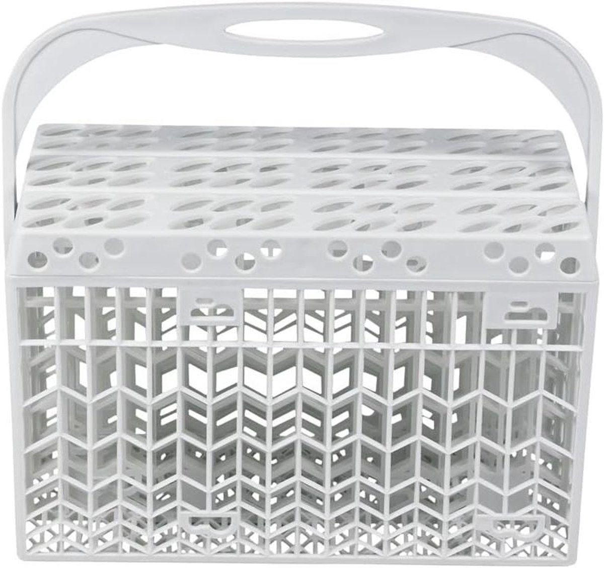 Bestekmand Vaatwasser - Bestaand Deel - Vaat Opbergen - Perfecte Pasvorm - 23x22x13 cm - Wit
