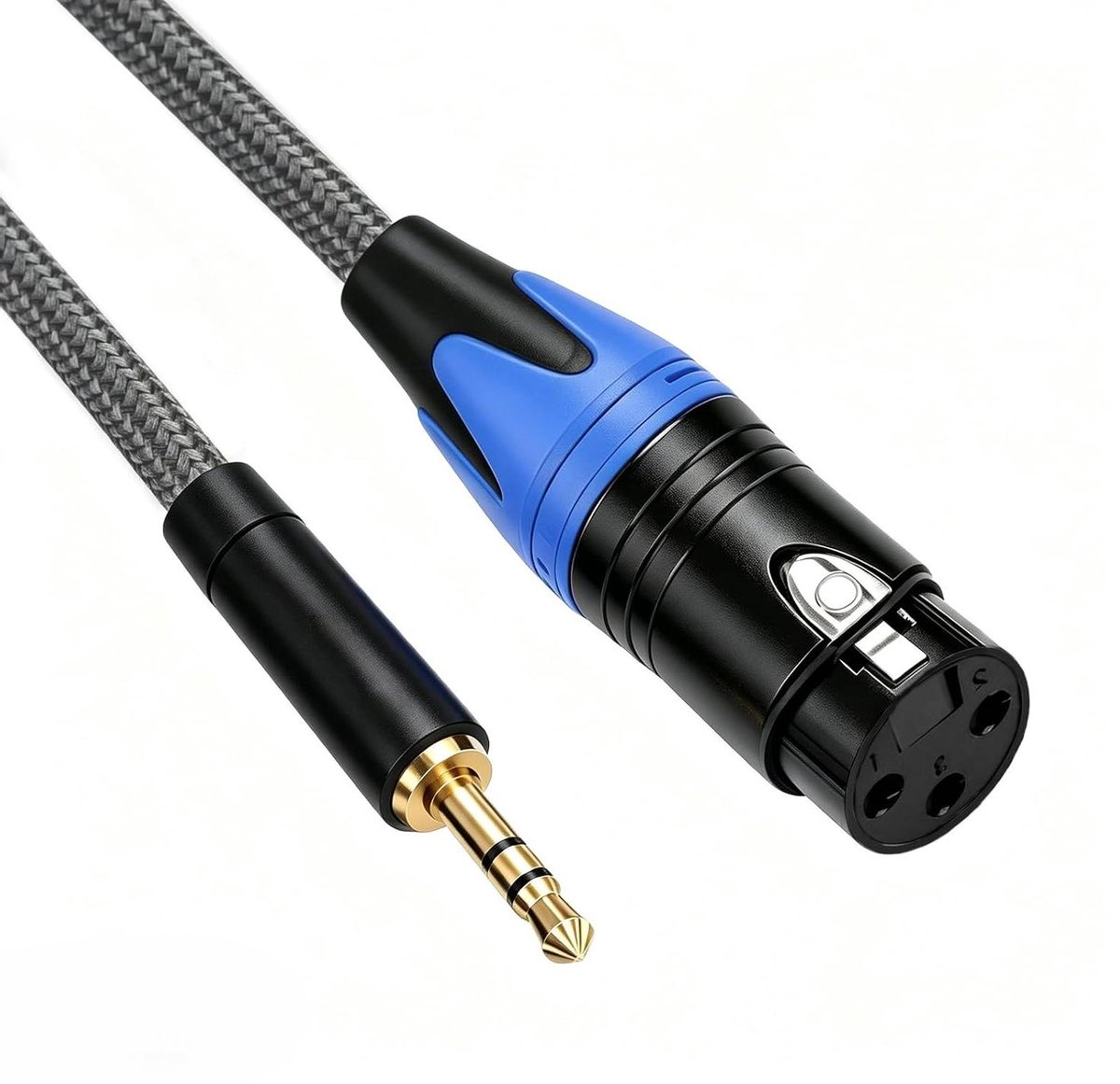 XLR Jack Kabel - Microfoon Kabel - Audio Opnames - High Fidelity Geluid - 15 m - Zwart