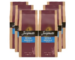 Jacqmotte Moka Absolu Decafe - Multipack - Gemalen Koffie - 1,5kg (6x250g)