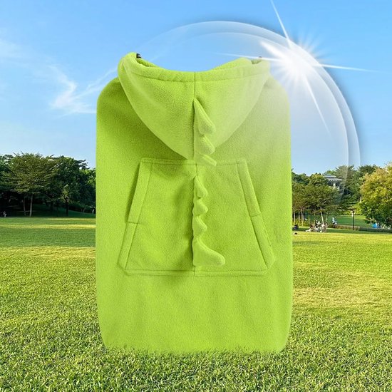 Draagzakhoes Baby - Beschermcape Baby - Buiten Wandelen - Winddicht Ademend - 76 x 63 cm - Groen — afbeelding 4