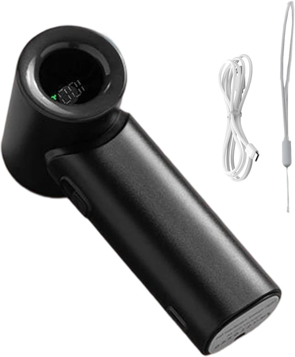 Persoonlijke Ventilator - Zakventilator Oplaadbaar - Persoonlijk Comfort - 5 Snelheden Instelbaar - 12 x 5.7 x 4.2 cm - Zwart