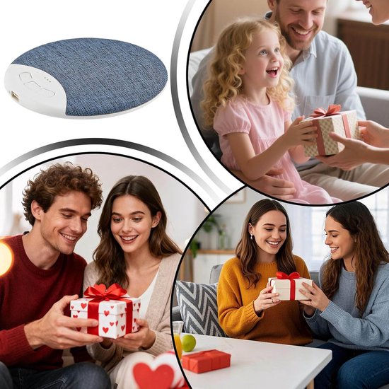 Slaapkussen Luidspreker - Onder kussen speaker - Rustig Slapen - Geleidingsgeluidstechnologie - 96 x 96 x 11 cm - Wit — afbeelding 3