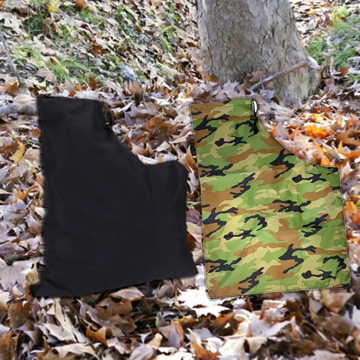 Bladblazer zak - Puin zak - Buiten opruimen - Universele pasvorm - 60x44x35 cm - Zwart
