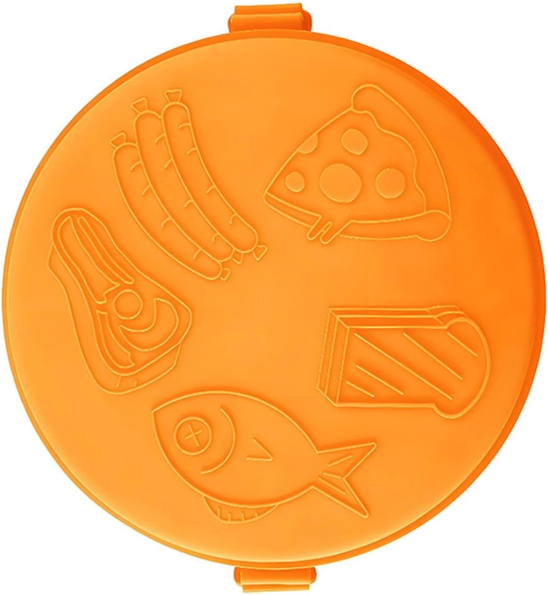 Magnetron bakplaat - Ronde plaat - Snel koken - Snelle warmte technologie - 27 cm breed - Oranje