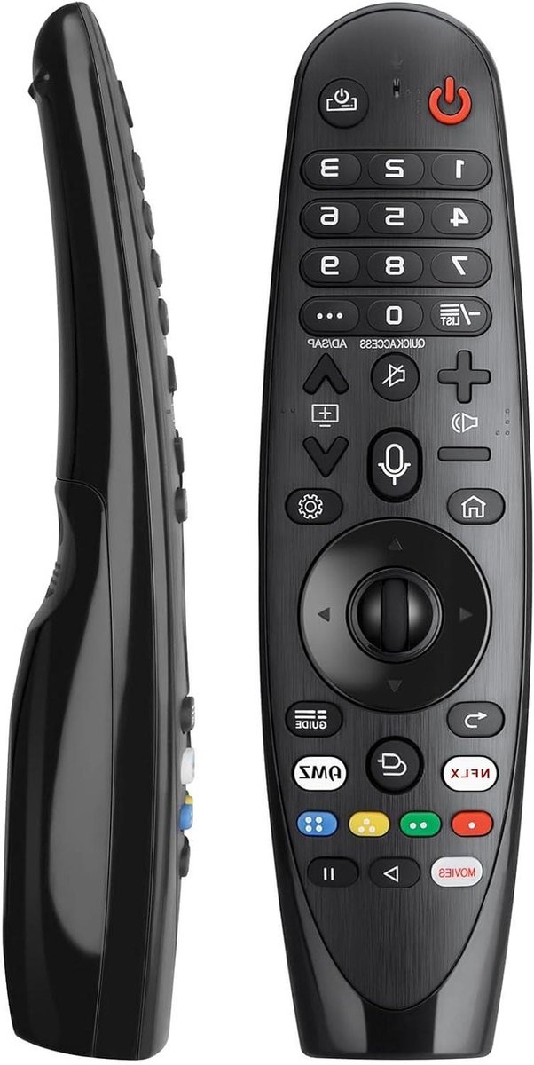 Universele Afstandsbediening - Muis Bediening - Smart TV Bediening - Met Spraakbesturing - 19.5 cm - Zwart