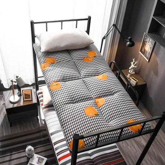 Oprolbare Matras - Japanse Futon - Comfortabel Slapen - Dubbel Antislip - 180x200cm - Grijs — afbeelding 5