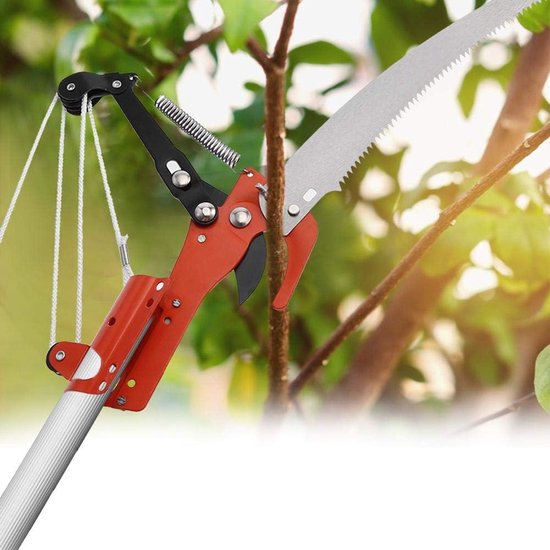 Tuin Snoeischaar - Takken Knipper - Hoge Takken Snoeien - Schaar En Zaag - 300 mm - Metaal — afbeelding 3