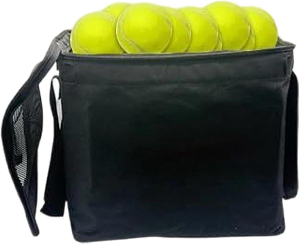 Tennisbal Opbergtas - Draagbare Opslagruimte - Sportmateriaal Ordenen - Ultralicht Ontwerp - Houdt 150 Ballen - Zwart