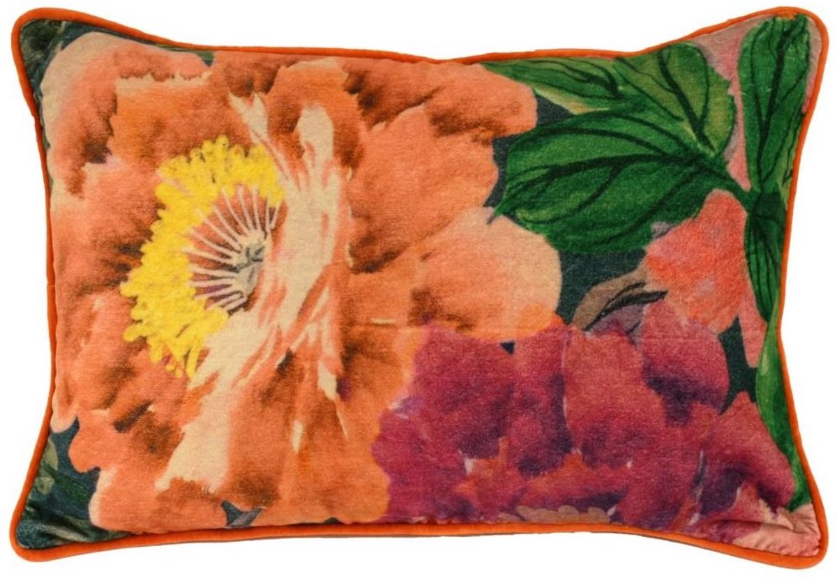 Imbarro - Kussen - Sierkussen - Yiva - 100 % katoen velvet - 60x40 cm