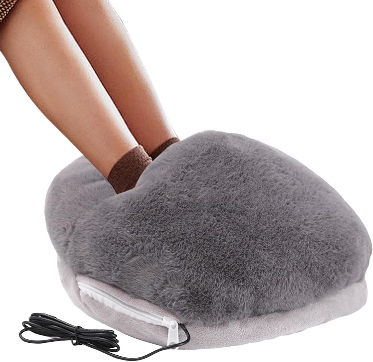 Verwarmingskussen - Voetwarmer - Comfort Verwarmen - Constante Temperatuur - 31 x 27 x 11 cm - Grijs