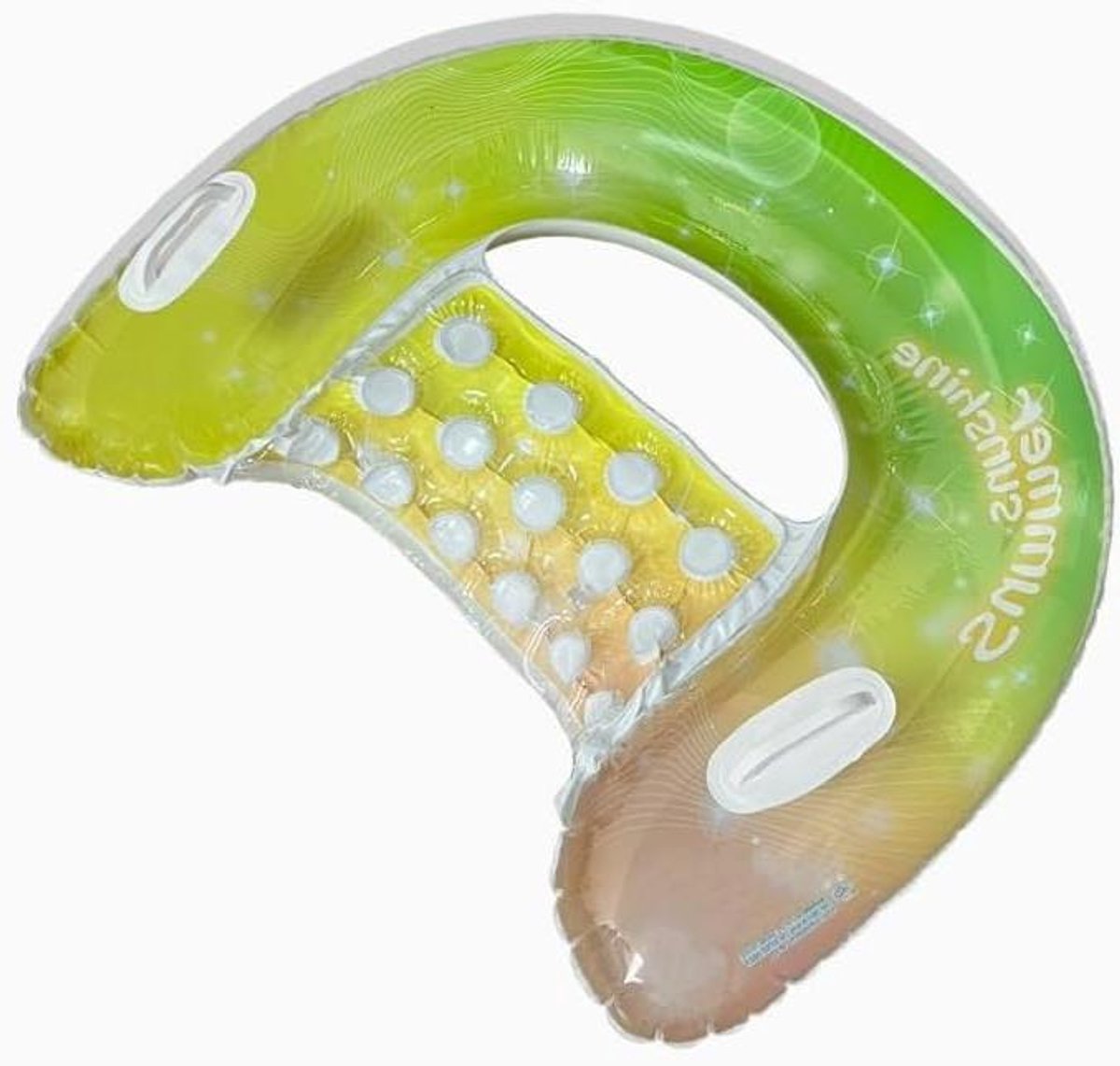 Zwevend strandbed - Waterligbed - Ontspannen op water - Ergonomisch design - Taglia unica - Groen