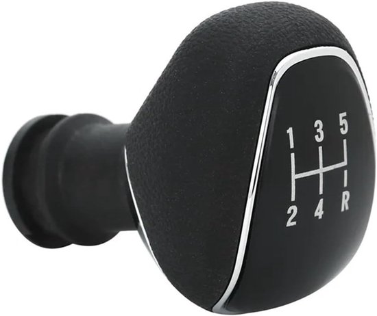 Versnellingspook Knop - Schakelhendel Handvat - Auto Interieur Upgrade - Ergonomisch Ontwerp - 5 Versnellingen - Zwart — afbeelding 5
