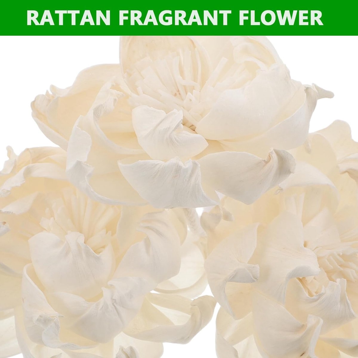 Diffusers Bloemvervanging - Aromatherapie Stokjes - Geur Verspreiden - Luxe Pioenrozen Design - 4 Stuks - Wit — cadeau in Wonen & Interieur - foto 4
