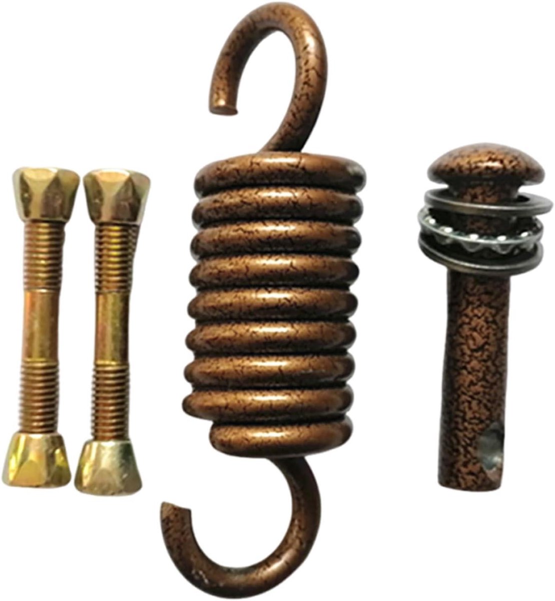Hangmat Veer - Schommel Haak - Ontspannen Ophangen - Roestvrij Staal - 5 x 10 x 5 cm - Koffiekleurig