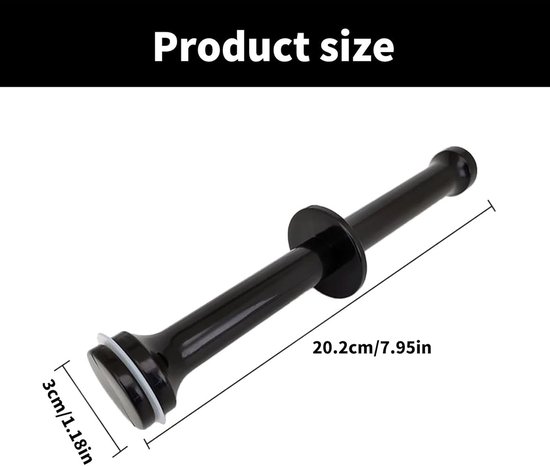 Sap Machine Pusher - Juicer Onderdeel - Sap Maken - Food Grade Materiaal - Voor Modellen 8003-8008 - Zwart van SAP — afbeelding 5
