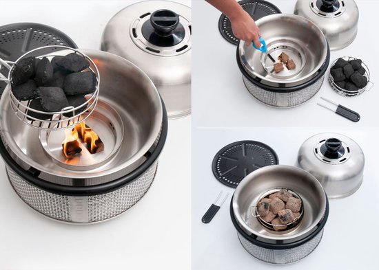 Cobb Premier Barbecue Bundelset - Houtskoolbarbecue - Inclusief Quick Koko Grillbricks 8 st. - Compact - Ø 30 cm van Cobb — afbeelding 3