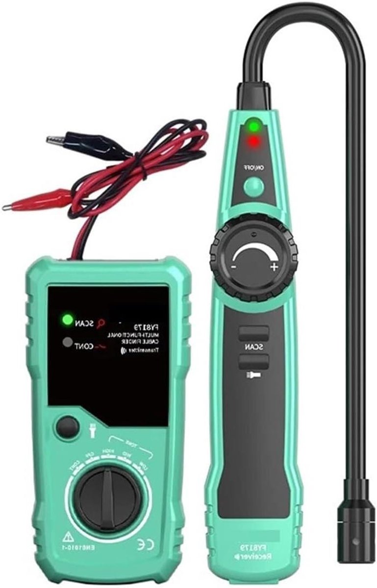 Kabeltester Detector - Ondergrondse Kabelzoeker - Kabelpaden Vinden - Diepte 2m Bereik 3000m - 2 meter diep - One Color