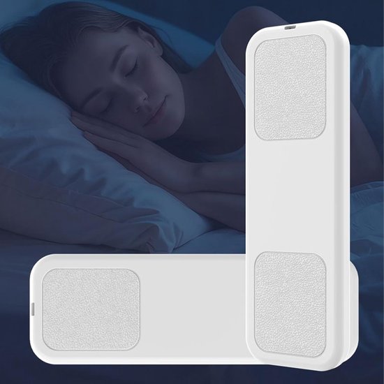 Kussen Luidspreker - Slapen Geluid - Ontspannen Luisteren - Ultradun Botgeleiding - 12.9 x 4.6 cm - Wit — afbeelding 3